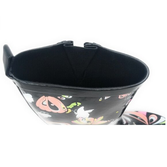 Women's Rainboots, Rubber Mid Calf Rain Boots, RB-3170 Butterfly - Picture 5 of 5